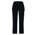 thumbnail image 4 of Hanerdun Women Straight Leg Pants Female Gym Bottoms Sports Trouser Black L, 4 of 5