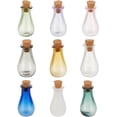 thumbnail image 1 of 9 Frascos de Hechizos Pequeños, 9 Colores, Mini Botellas de Pociones de Vidrio, Frascos de Deseos Vacíos con Tapón de Corcho, Mini Botellas de Vidrio, 1 of 9