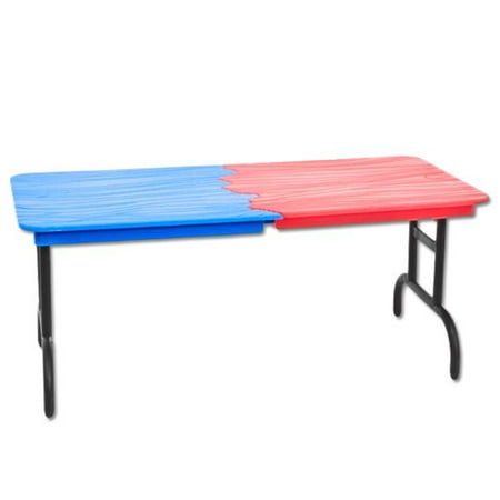 Half Red & Half Blue Breakable Table for WWE Wrestling Action