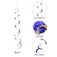 thumbnail image 3 of Uxcell 30pcs Hanging Swirls Decorations for New Year Wedding Celebration, Dark Blue, 3 of 5