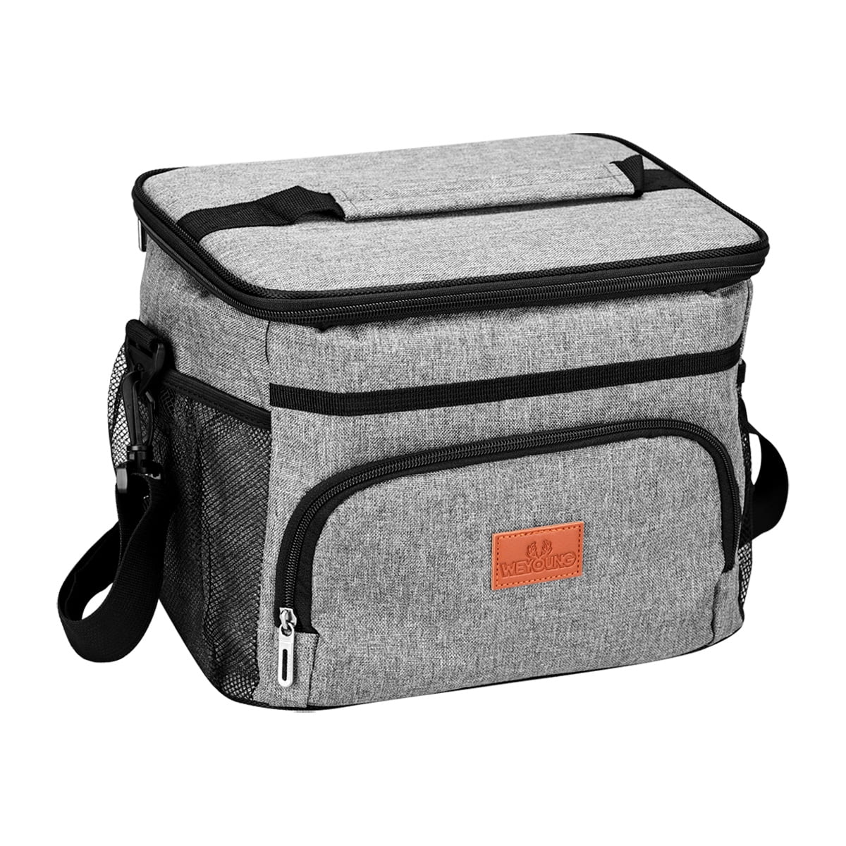 Lychee Lunch Bag with Shoulder Strap Leak Proof Liner Large Lunch Box