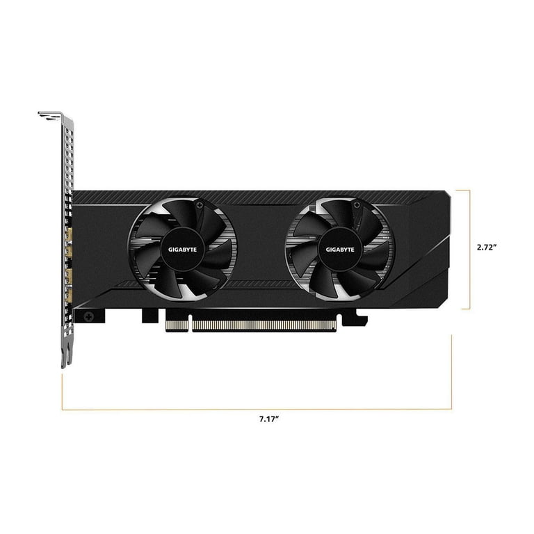 Gigabyte Radeon RX 6400 D6 LOW PROFILE 4G - Graphics card - Radeon