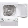 thumbnail image 3 of GE Unitized Spacemaker(R) ENERGY STAR(R) 3.9 cu. ft. Capacity Washer with Stainless Steel Basket and 5.9 Electric Dryer - GUD27EESNWW, 3 of 8
