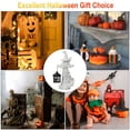 thumbnail image 6 of BadPiggies Cracker Barrel Ghost Witch Messenger with LED Lantern Ghost Statue Ornament Halloween Decorations (White), 6 of 8