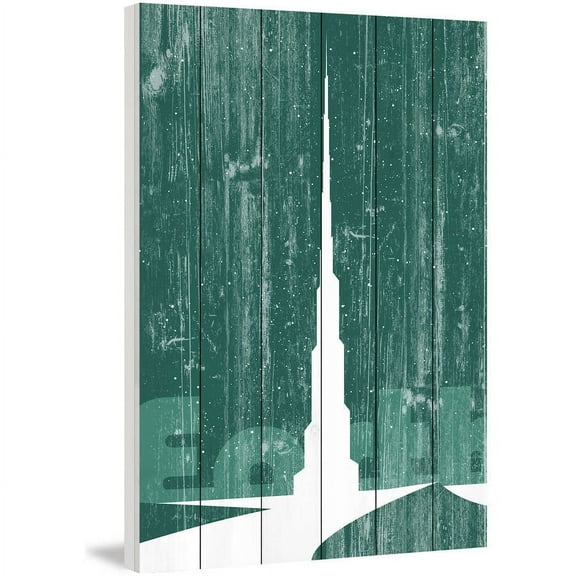 Marmont Hill - "Earth" Painting Print on White Wood