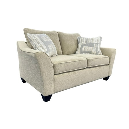 Porter Designs Columbia Microfiber Loveseat - Cream