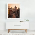 thumbnail image 2 of Sunset from the Manhattan Bridge 03 - Manhattan New York Photography White Framed Wall Art Print 16 x 20 inches, 2 of 3
