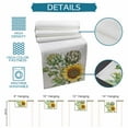 thumbnail image 7 of Hokiten Table Runners 48 Inches Long Dress Scarves, Sunflower Farmhouse Kitchen/Dining Table Runner, Short Coffee Tablerunners, Farmhouse Nature Garden Florals Watercolor 13x48 Inch, 7 of 7