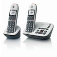 thumbnail image 3 of Motorola CD5 Series DECT 6.0 Digital Cordless Telephone with Answering Machine - Twin Pack - White<br>, 3 of 4
