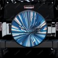 thumbnail image 1 of Wormhole Tunnel Science Fiction Pattern Polyester Universal Spare Wheel Tire Cover Wheel Covers for Trailer RV SUV Truck Camper, 1 of 5