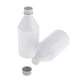 thumbnail image 2 of 2 botellas rellenables de plástico PET con tapa de rosca para loción líquida Blanco + plata Yuyangstore Tapa de rosca de botella, 2 of 8