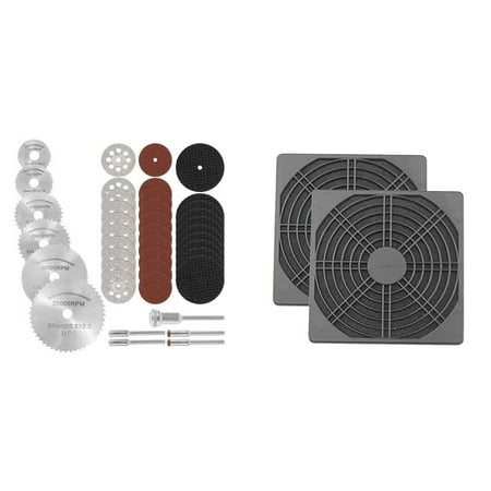 

41 Pcs Cutting Wheels Tool Kit 2 Pcs Dustproof Blower ABS Computer Ventilator 120mm Fan Filter