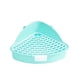 thumbnail image 1 of Triangle Rabbit Litter Box, Corner Mounted Toilet For Hamsters And Chinchillas, 2Tier Potty With Cage Hooks, Blue, 1 of 5