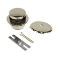 thumbnail image 2 of Kit de molduras de desagüe con botón táctil para bañera Danco Nickel, 2 of 2