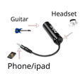thumbnail image 5 of Hot Guitar Interface I-Rig Converter Replacement Guitar For Phone Guitar Audio Interface Guitar Tuner Guitar Line Irig Converter black, 5 of 5