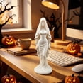 thumbnail image 5 of Enchanting Witch Desktop Figurine, Elegant Witch Sculpture For Halloween Home Decor, Unique Collectible 3D Printed Witch Ornament For Desk Shelf Display 5.1"X1.9"X1.8" 2026, 5 of 6