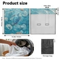 thumbnail image 7 of Xoenoiee Turtle Seashell Conch Print Car Seat Cover for Back Seat, Waterproof Rear Bench Towel Seat Covers Non-Slip Rear Seat Protector Car Interior Accessories for Dogs, 7 of 7