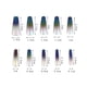 thumbnail image 2 of 24 uñas postizas extralargas de bailarina, uñas postizas de color degradado, uñas acrílicas largas, puntas de uñas artificiales con purpurina, cobertura completa, uñas postizas para salón de uñas DIY, 2 of 3