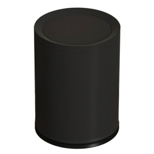 Botes de Basura Wosthever Doble Cubo Interior y Exterior Negro Mate 12L