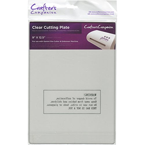 Crafters Companion Gemini Cutting Plate Clear 9 X 12.5 Inches Walmart