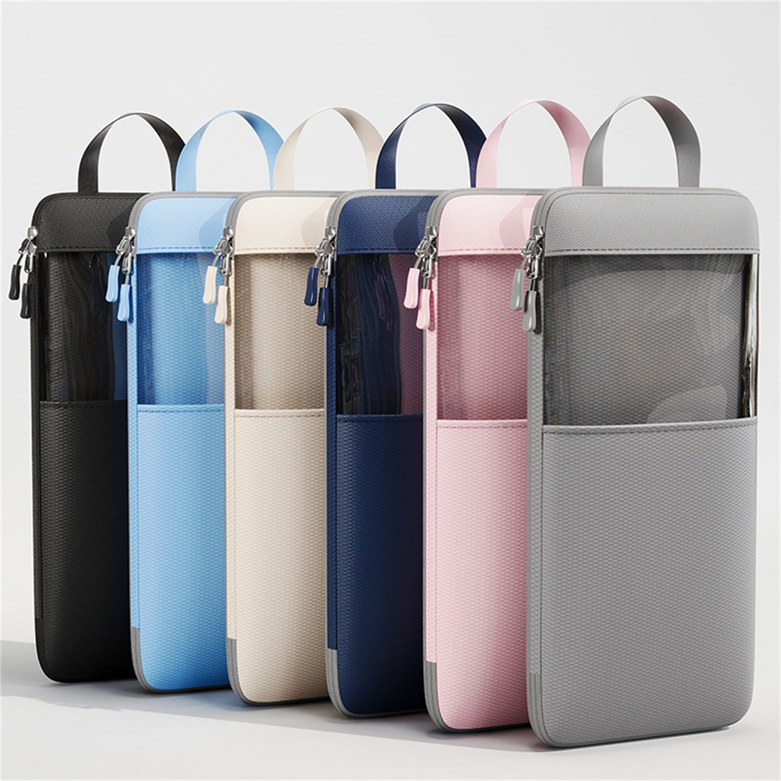 Versatile Travel Organizers Compression Packing Cubes for Easy Storage Multiple Size Clothing and Shoe Storage Bags