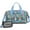 Basset Hound Dog, variant on Women Men Gym Bag,Basset Hound Dog and Flower-1 Small Duffle Bag Spend the Night Bags for Women with Shoes Compartment Washbag,Detachable Shoulder Strap,19.7x8.3x11 Inches