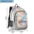 thumbnail image 2 of FORMRS Unisex School Backpack 17" Student Travel Bag with Laptop Compartment, Elegant Marble Pattern, 2 of 7