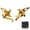 Gold, variant on Arashi (Version 2.0) Rearsets for Ducati 1199 2012 - 2017 / 899 Panigale 2014 2015 / 1299 1299R 1299S Panigale 2015 - 2018 Motorcycle Adjustable Footrests Foot Pegs Gold