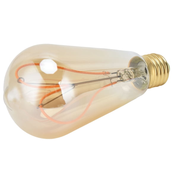 Bombilla De Filamento Vintage E27 4W Alta Transmitancia Flexible