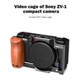 thumbnail image 4 of UURIG Aleación Cámara digital Jaula Profesional Manejado Removable Soporte de zapato frío Fotografiado Reemplazo de empuñadura para ZV1 Advancent EL005738-00, 4 of 7