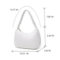 thumbnail image 3 of CYHTWSDJ Bolsos de hombro para mujer, lindo bolso de mano Hobo Mini bolso de mano con cierre de cremallera, 3 of 5