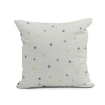Simply Daisy, 18 x 18 inch,Veggie Dots Decorative Pillow,Purple