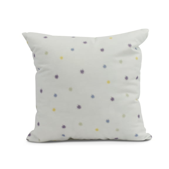 Simply Daisy, 16 x 16inch,Veggie Dots Decorative Pillow,Purple