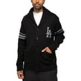 thumbnail image 3 of X RAY JEANS Mens Shawl Collar Heavy Gauge Cardigan with City Patch, Black, M, 3 of 9
