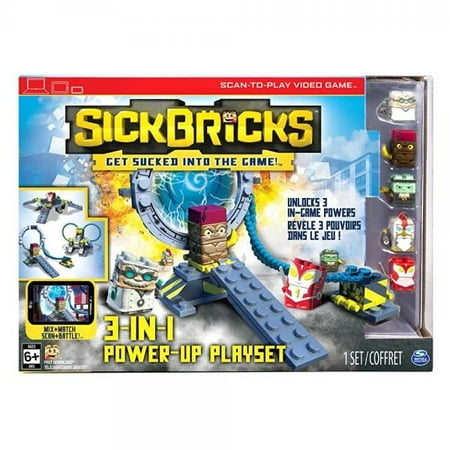 Sick Bricks, 3 - in - 1 Power Up Playset (Best Call In Sick)