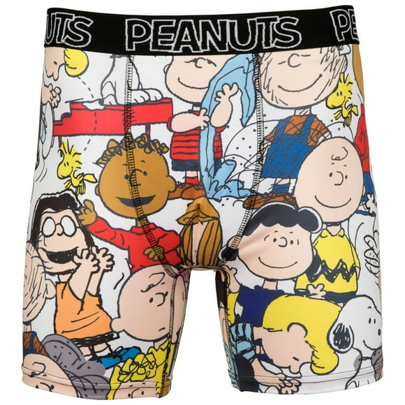Peanuts Character Collage Boxer Briefs-Medium (32-34)