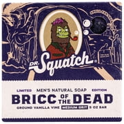 Dr. Squatch Natural Bar Soap for Men, Bricc of the Dead, 5 oz