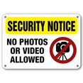 thumbnail image 1 of Warning Sign Metal Sign No Trespassing Security Signs 8x12 Inches, 1 of 4