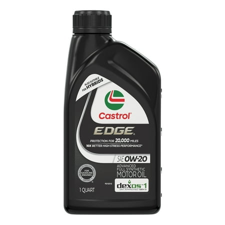 Castrol EDGE 0W-20 Advanced Full Synthetic Motor Oil, 1 Quart
