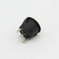 thumbnail image 3 of 10x Round Rocker Switch Black I/O Small AC/DC SPDT On/Off Car Appliance 3/4", 3 of 6