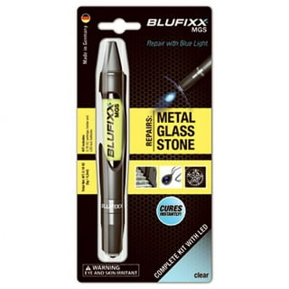 malakalo Glue Pen with UV Light Resin Kit Liquid Adhesive Fast Cure Plastic  Welder Light Curing for Home Super Glue LED Light & Liquid Cartridge