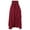 Wine, variant on Women's Plus Size Gothic Loose Casual High Waist Solid Ankle Pleated Skirt