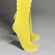 thumbnail image 4 of Luxshiny Calcetines Altos De Sólidos Color Amarillo Para Mujer Uso Diario Y Eventos, 4 of 6