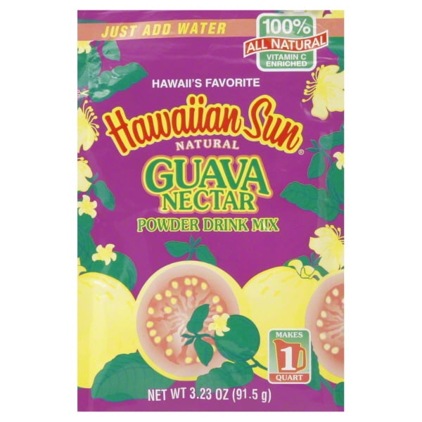 Hawaiian Guava Nectar Powder Drink Mix, 3.23 Oz.