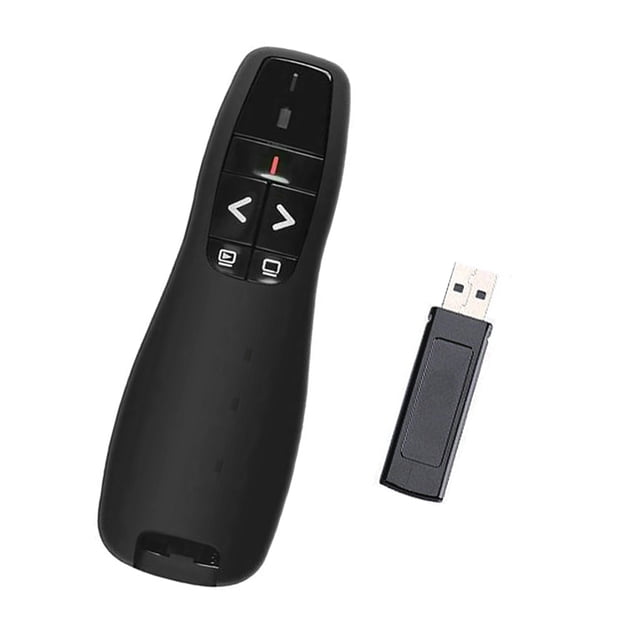 Presentador Inalámbrico Puntero Usb Ppt Ligero Luz Roja Presentador Accesorios De Enseñanza Con Receptor Incorporado Conferencia De Negocios De Oficina matsuzay EL010394-00