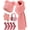 Leather Pink, variant on 6 Pcs Winter Warm Fleece Knit Hat Long Scarf Touchscreen Gloves Ear Muffs Socks Sets, Winter Warm Gifts for Women