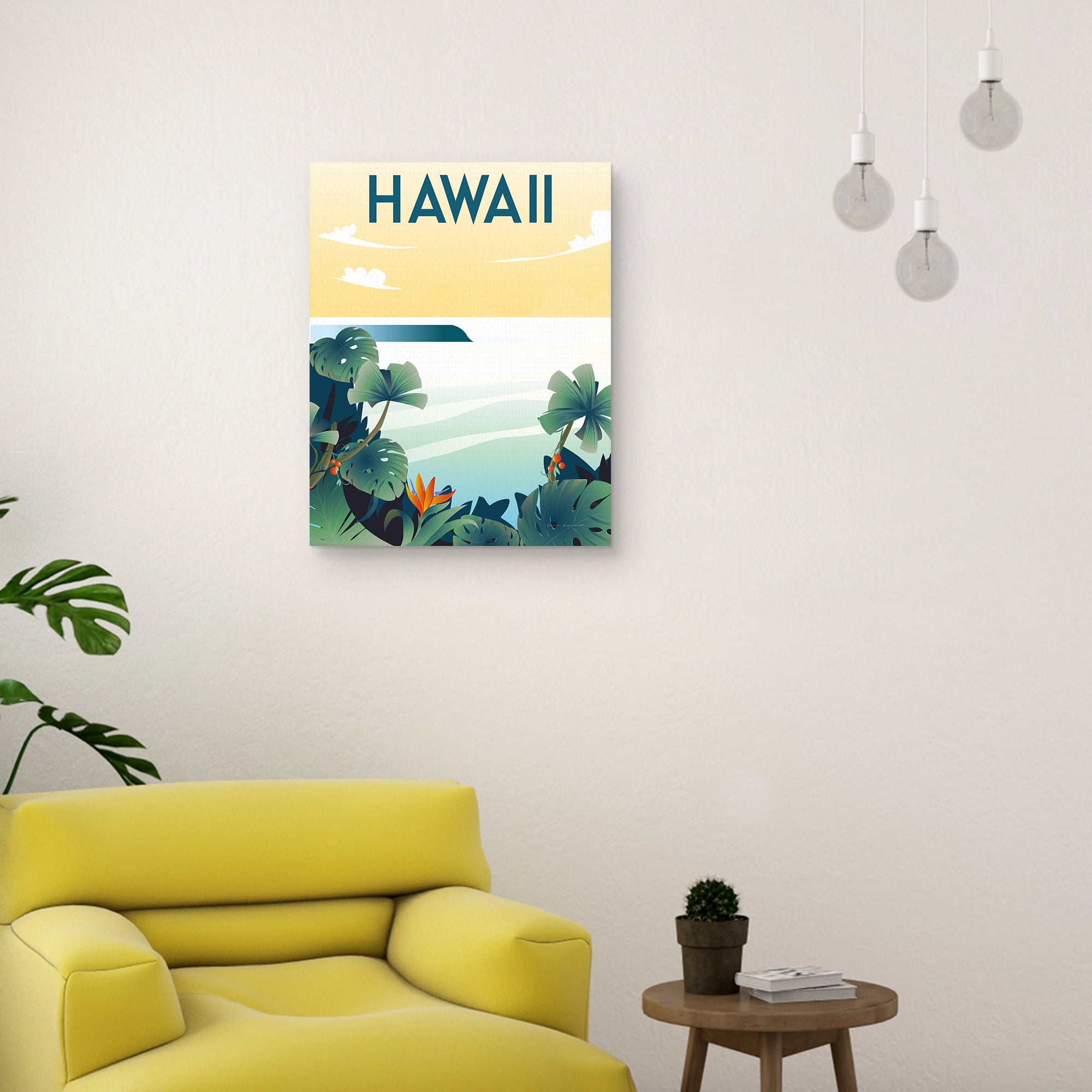 Masterpiece Art Gallery Hawaii Cities Canvas Art Print, 22" x 28", by Omar Escalante