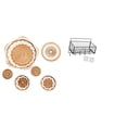 thumbnail image 1 of Adornos Decorativos De Ratán Tejido Para Colgar En La Pared, Artesanías Decorativas Para Salón De Té, Pasillo, Dormitorio, Porche, Cafetería., 1 of 8