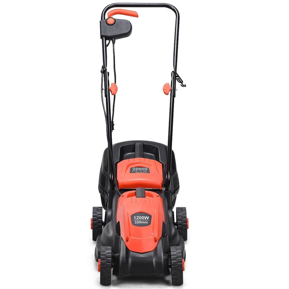 13-Inch Electric Lawn Mower 1200W, 3 Adjustable Cutting Heights 8 Gal Grass Box Lightweight 15.5LBS Push Mower for Garden Patio