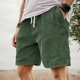 thumbnail image 2 of Men's Casual Shorts Lightweight Comfortable Fashionable Bottoms Ideal for Daily Wear Versatile Solid Style for Warm Weather, 2 of 4